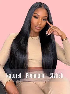 Raw Hair Silky Straight HD Lace Wig