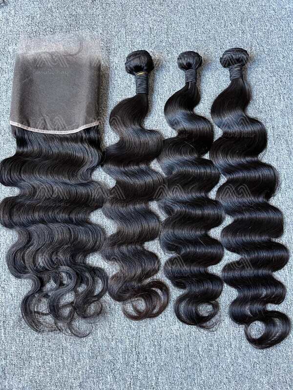 Mink Hair Straight/Body Wave 3 Bundles With 13X6 HD Frontal Deals