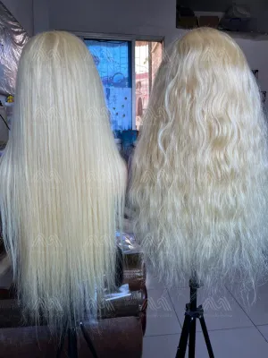 Luxury Hair Blonde Silky Straight HD Lace Wig