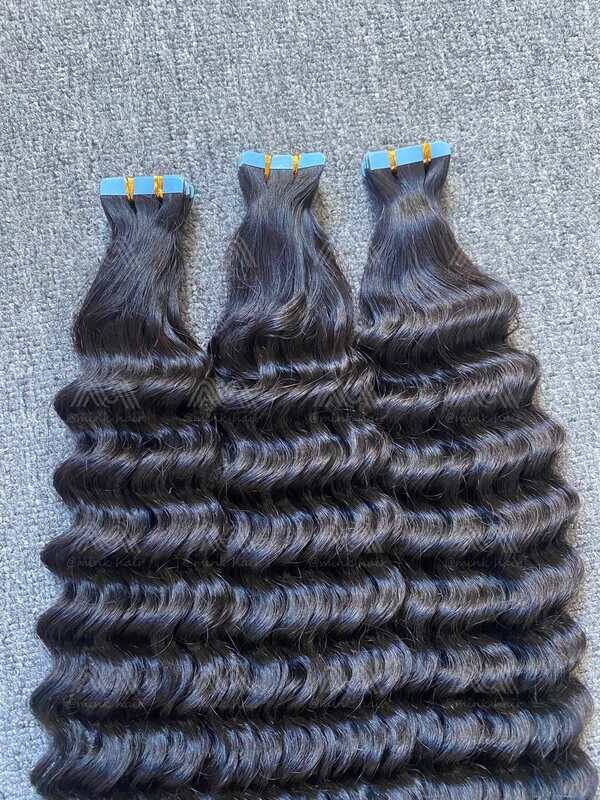 Luxury Hair Deep Wave Tape In (20pcs/50g)
