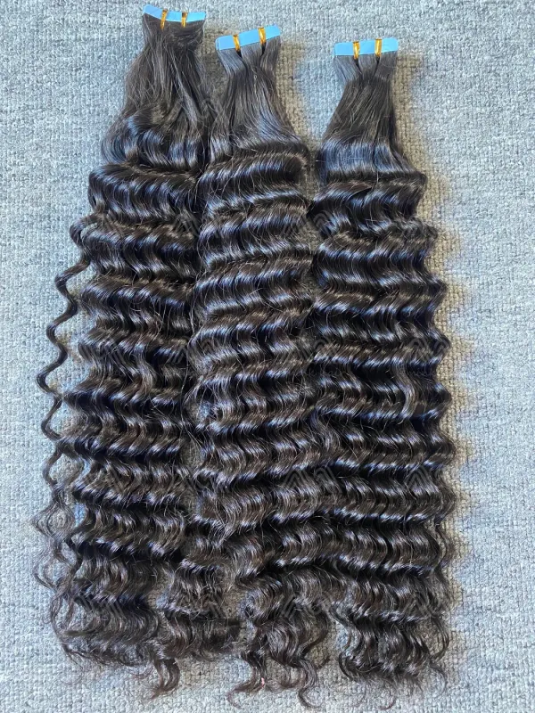 Luxury Hair Deep Wave Tape In (20pcs/50g)