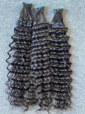Luxury Hair Deep Wave Tape In (20pcs/50g)
