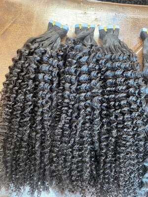 Luxury Hair Kinky Curly Tape In (20pcs/50g)