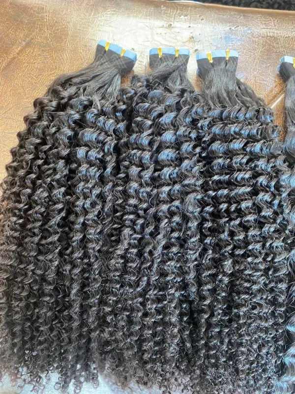 Luxury Hair Kinky Curly Tape In (20pcs/50g)
