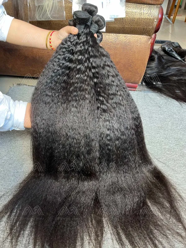 Mink Hair Kinky Straight Bundles