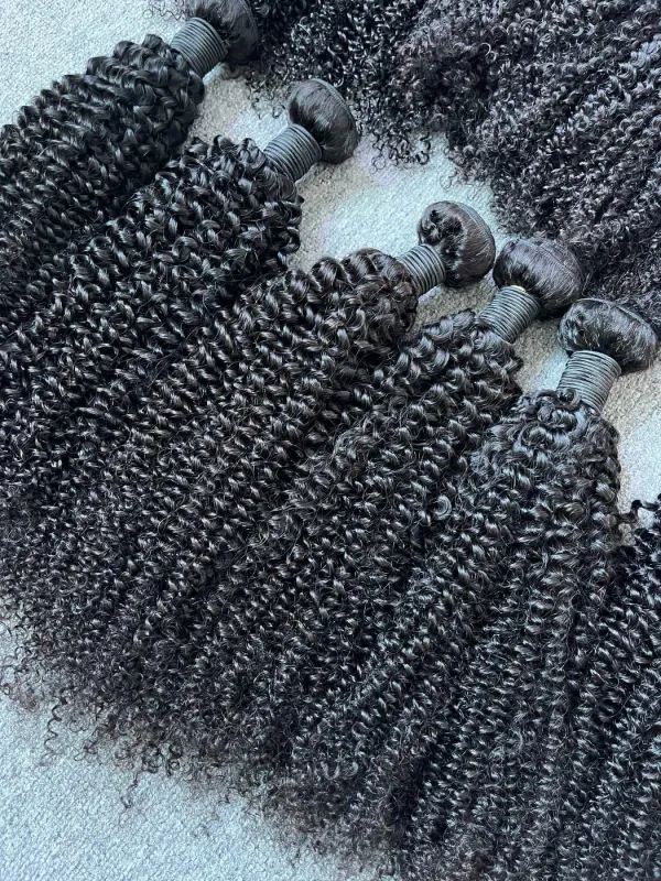 Mink Hair Kinky Curly Bundles