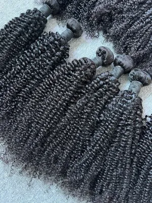 Mink Hair Kinky Curly Bundles
