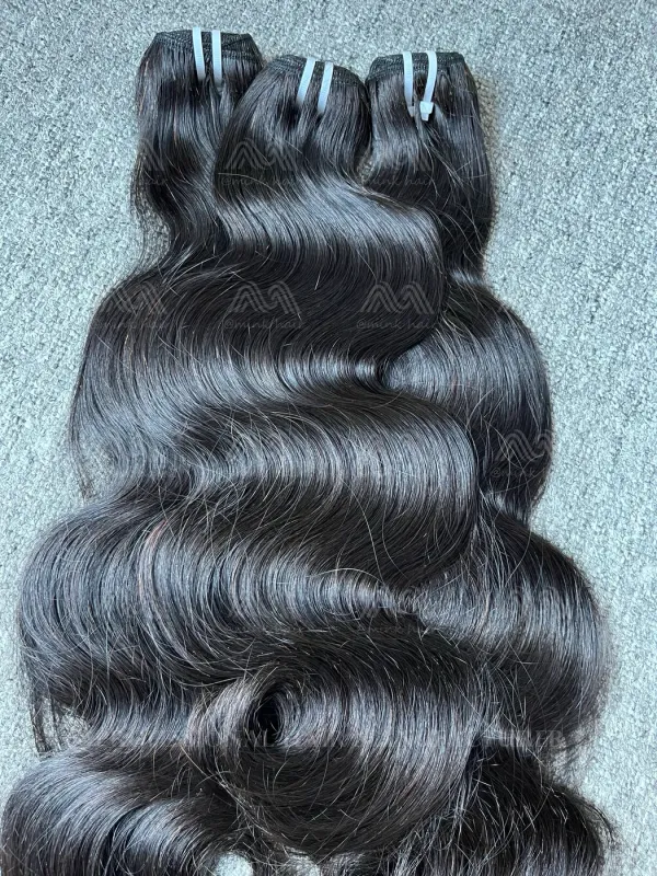 Myanmar Hair Super Double Drawn Body Wave Bundles