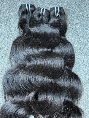 Myanmar Hair Super Double Drawn Body Wave Bundles