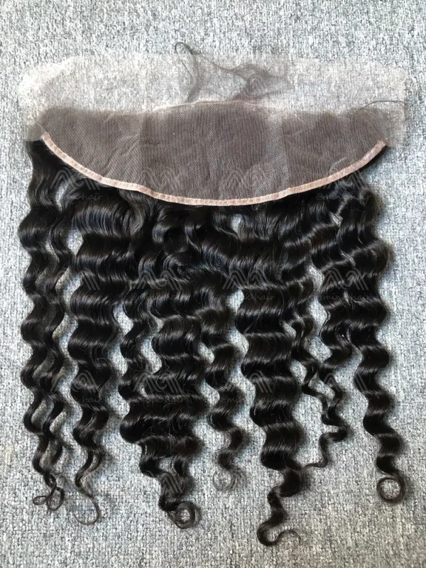 Mink Hair Loose Deep 13X4 Transparent Frontal