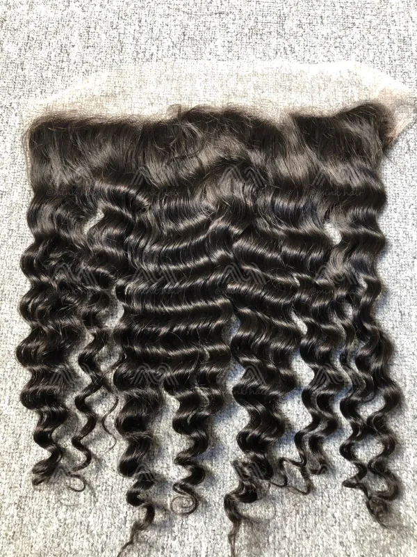 Mink Hair Loose Deep 13X4 Transparent Frontal