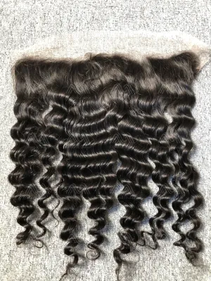 Mink Hair Loose Deep 13X4 Transparent Frontal