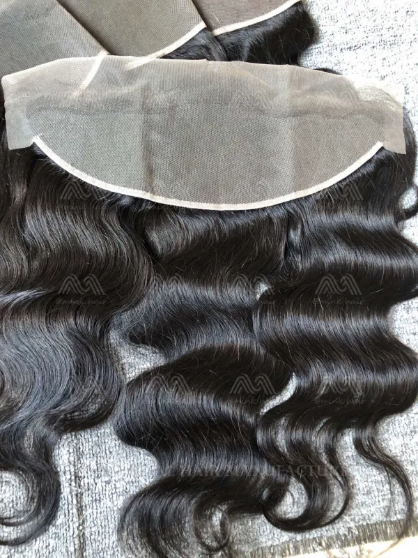 Mink Hair Body Wave 13X4 Transparent Frontal