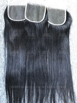 Luxury Hair Straight 4X4 Transparent Closure
