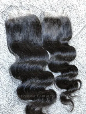 Luxury Hair Body Wave 4X4 Transparent Closure