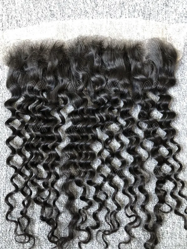 Luxury Hair Italian Curly 13X4 Transparent Frontal