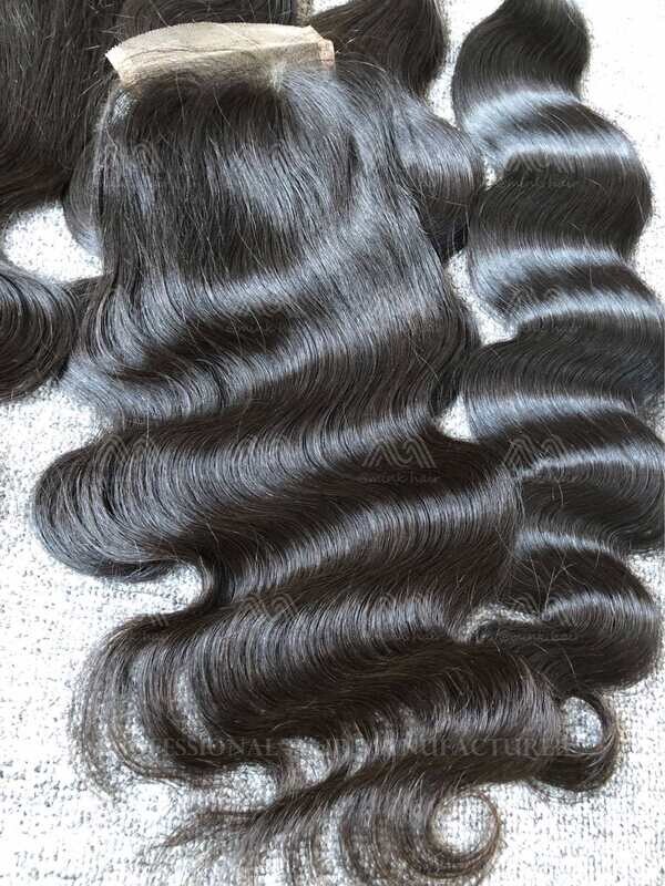 Raw Hair Body Wave 4X4 Transparent Closure