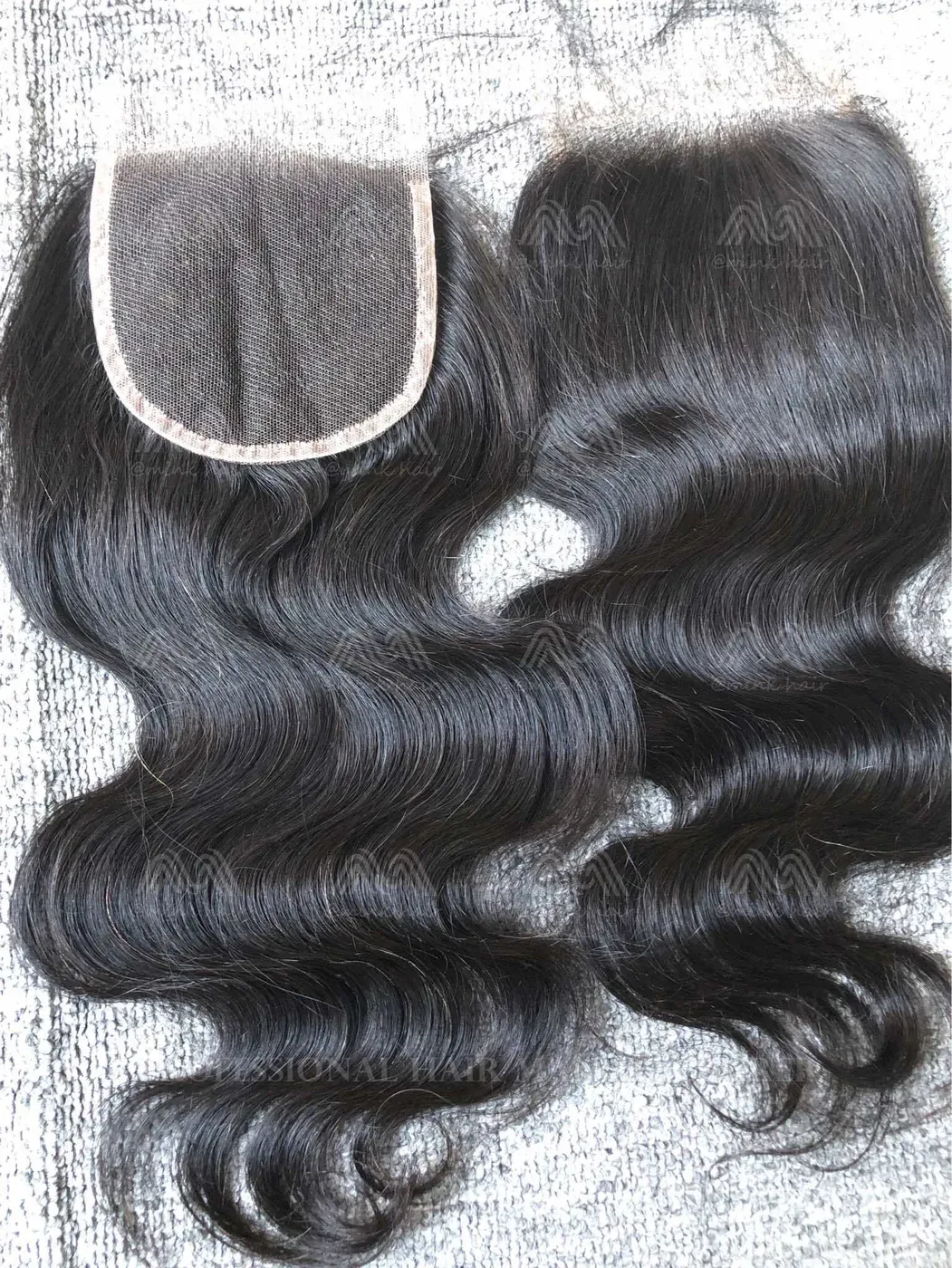 Raw Hair Body Wave 4X4 Transparent Closure