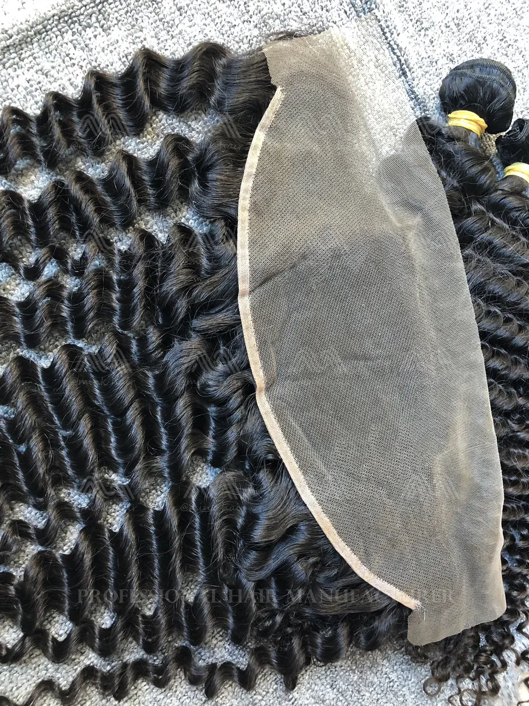 Raw Hair Deep Wave 13X4 Transparent Frontal