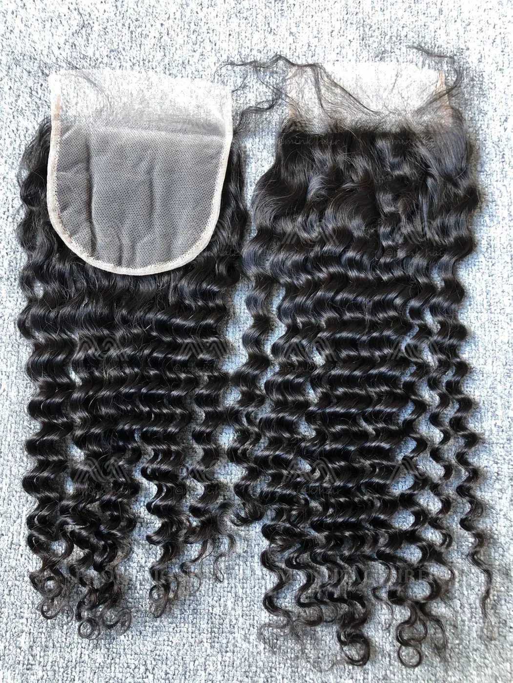 Luxury Hair Deep Wave 5X5 Transparent Closure