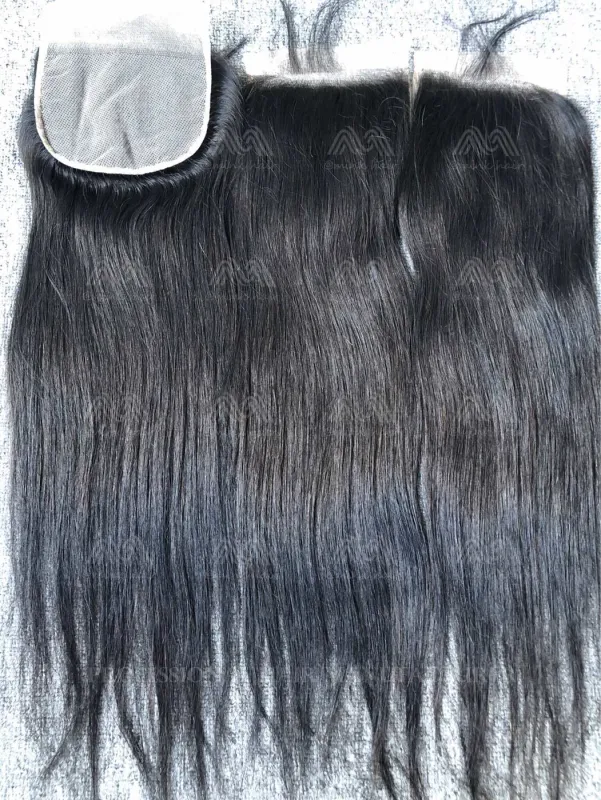 Luxury Hair Straight 5X5 Transparent Closure
