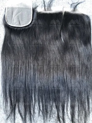 Luxury Hair Straight 5X5 Transparent Closure