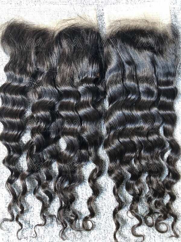 Raw Hair Loose Deep 13X4 Transparent Frontal