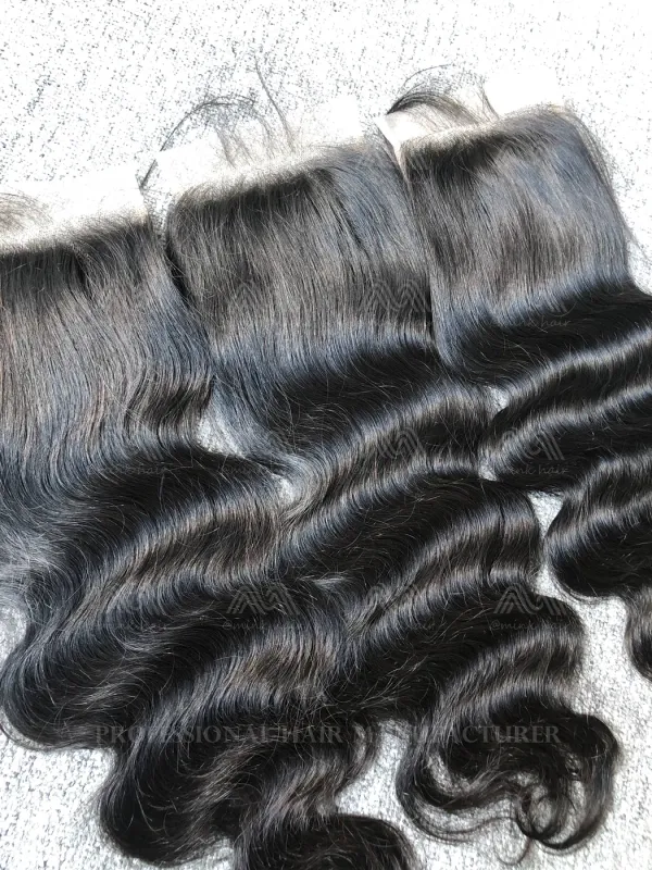 Mink Hair Body Wave 5X5 Transparent Closure