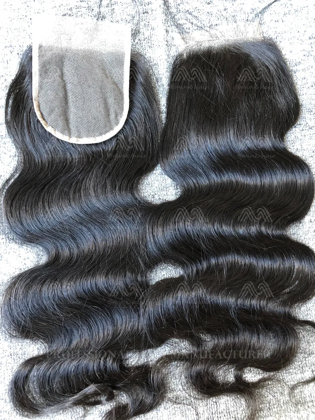 Mink Hair Body Wave 4X4 Transparent Closure