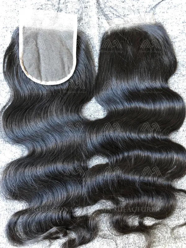 Mink Hair Body Wave 4X4 Transparent Closure