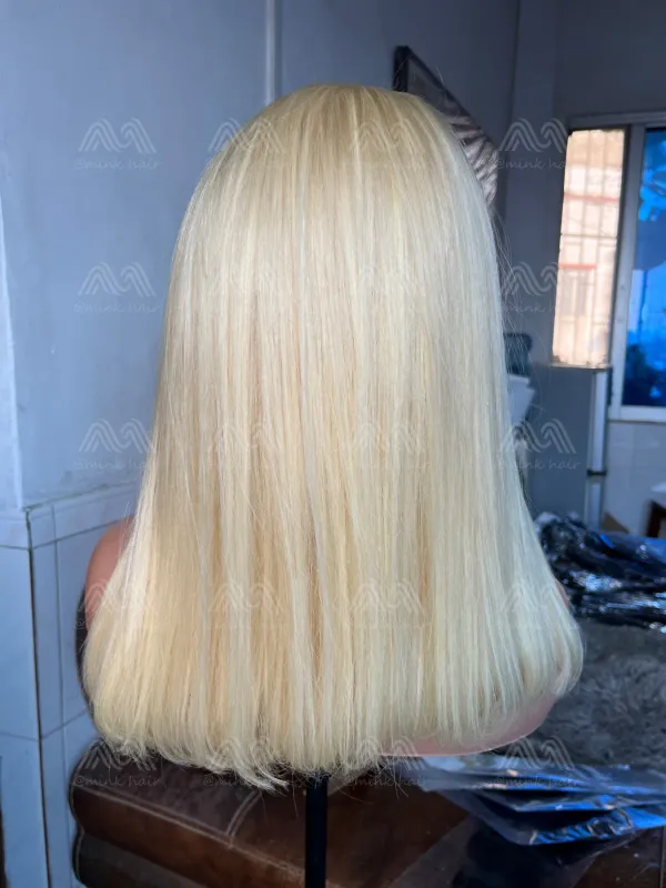 Luxury Hair Blonde Straight HD Lace Bob Wig