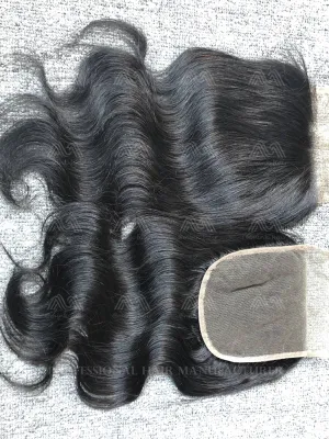 Raw Hair Body Wave 5X5 Transparent Closure