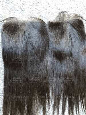 Raw Hair Straight 5X5 Transparent Closure