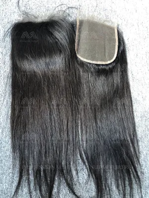 Raw Hair Straight 4X4 Transparent Closure