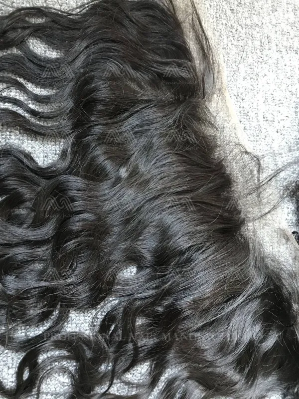 Mink Hair Water Wave 13X4 Transparent Frontal