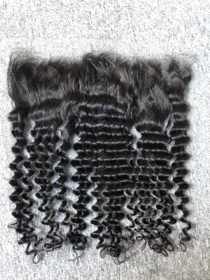 Mink Hair Deep Wave 13X4 HD Frontal
