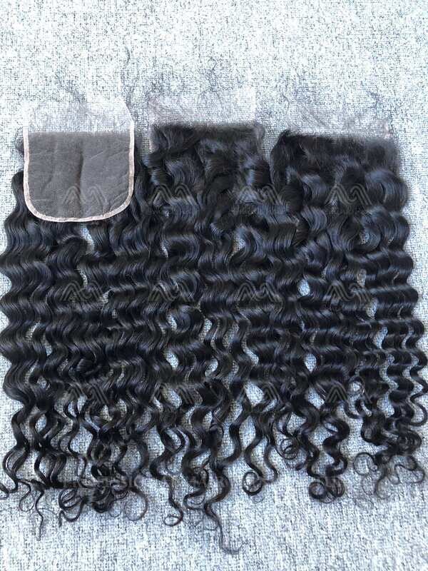 Mink Hair Italian Curly 5X5 HD Closure