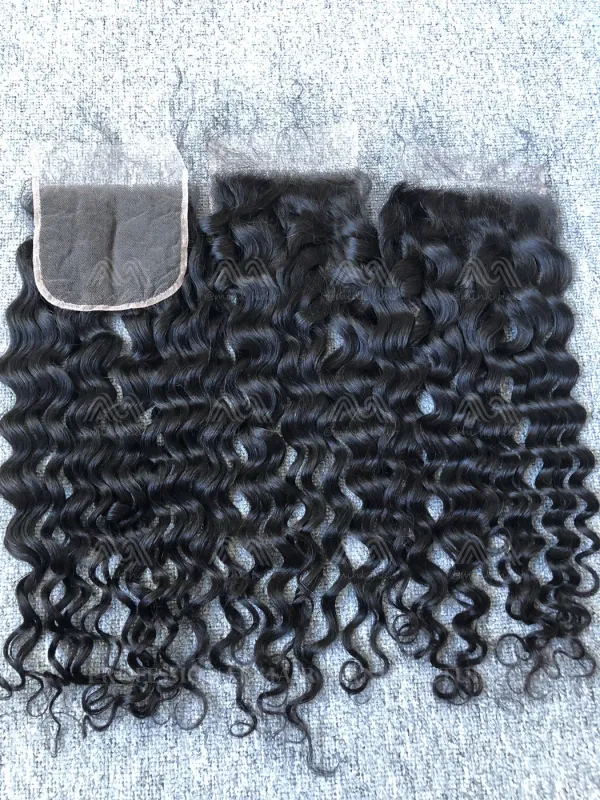Mink Hair Italian Curly 5X5 HD Closure