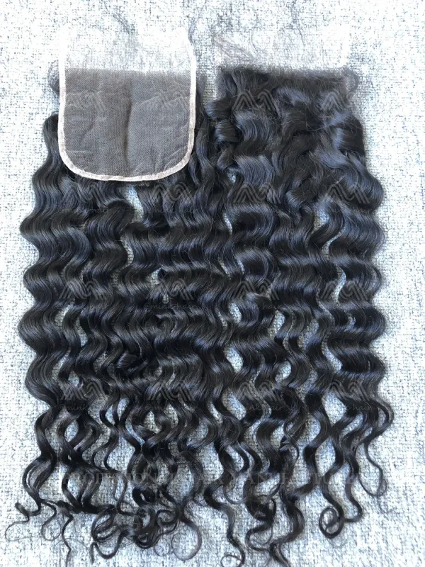 Mink Hair Italian Curly 5X5 HD Closure