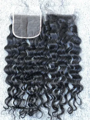 Mink Hair Italian Curly 5X5 HD Closure