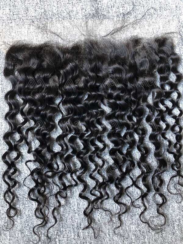 Mink Hair Italian Curly 13X4 HD Frontal