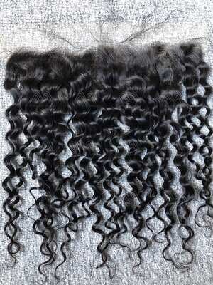 Mink Hair Italian Curly 13X4 HD Frontal