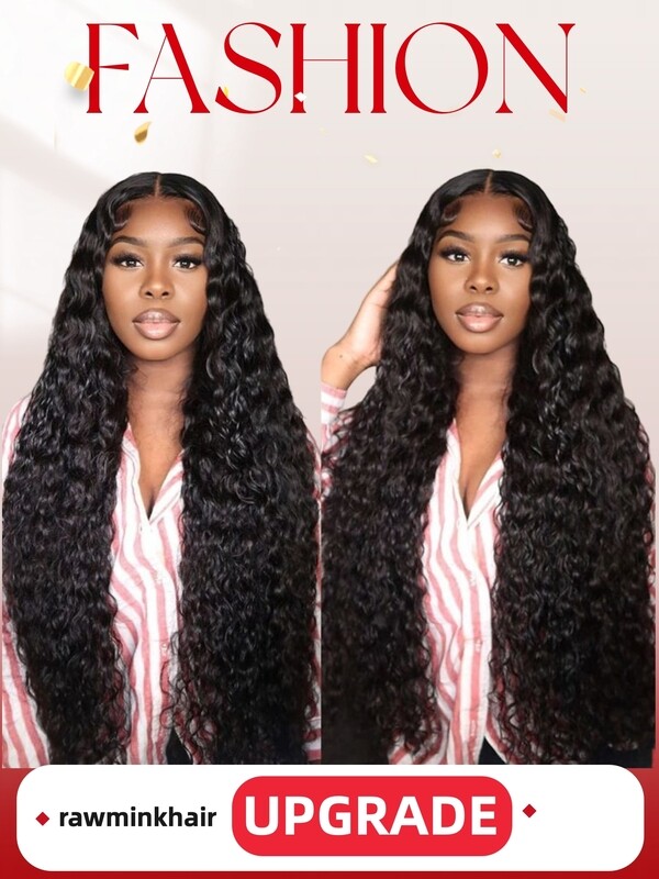 Mink Hair Deep Wave HD Lace Wig