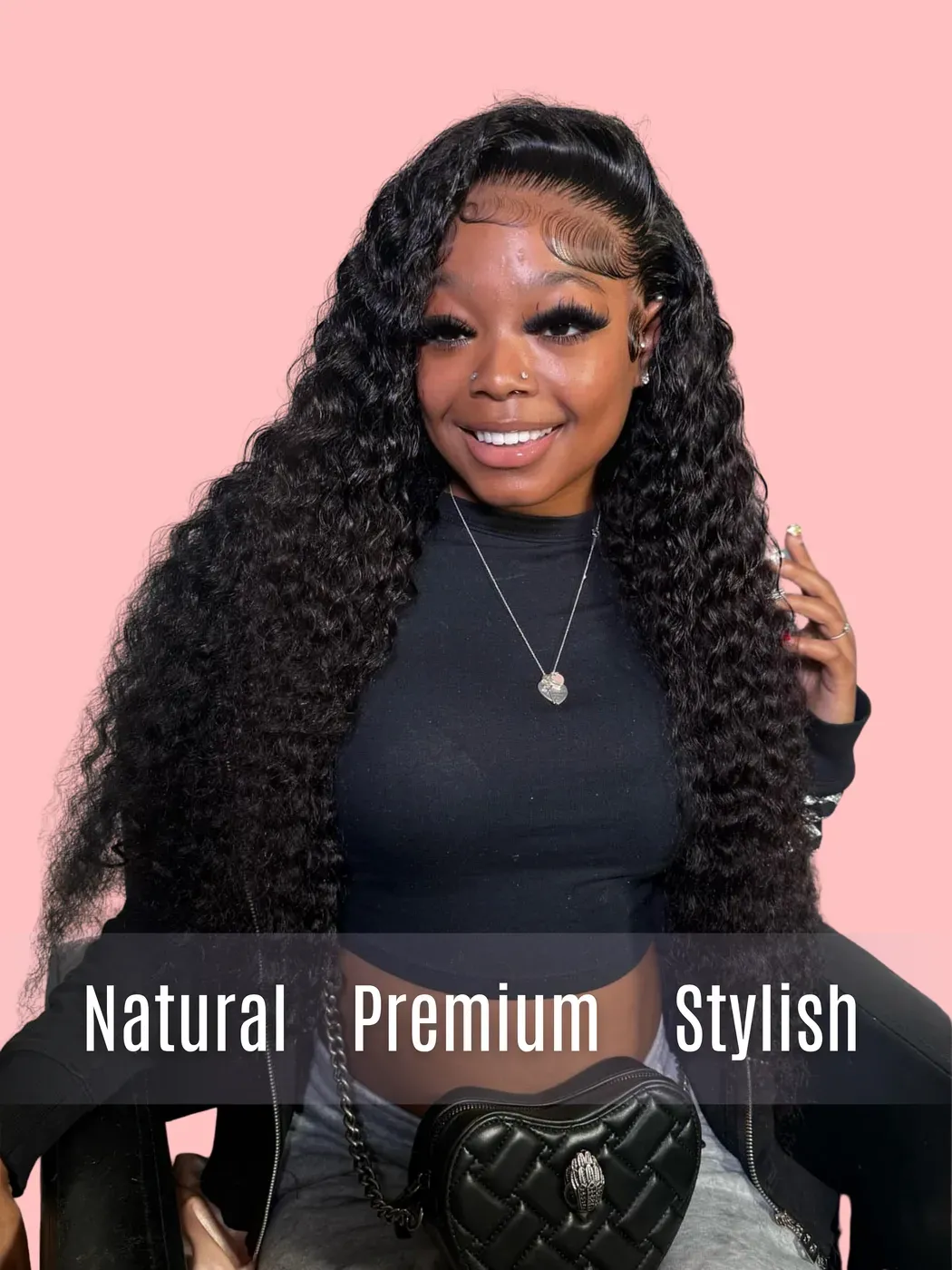 Mink Hair Deep Wave HD Lace Wig