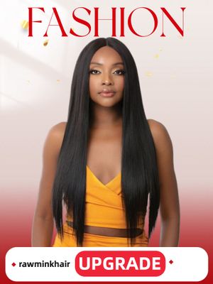 Mink Hair Silky Straight Transparent Lace Wig