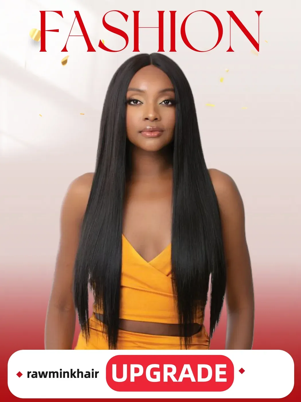 Mink Hair Silky Straight Transparent Lace Wig