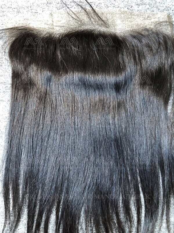 Raw Hair Straight 13X4 Transparent Frontal