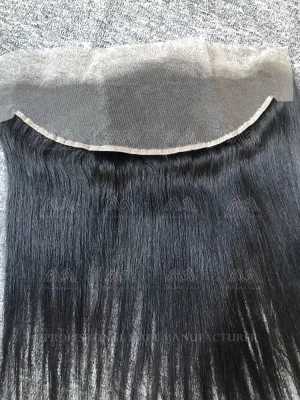 Raw Hair Straight 13X4 Transparent Frontal