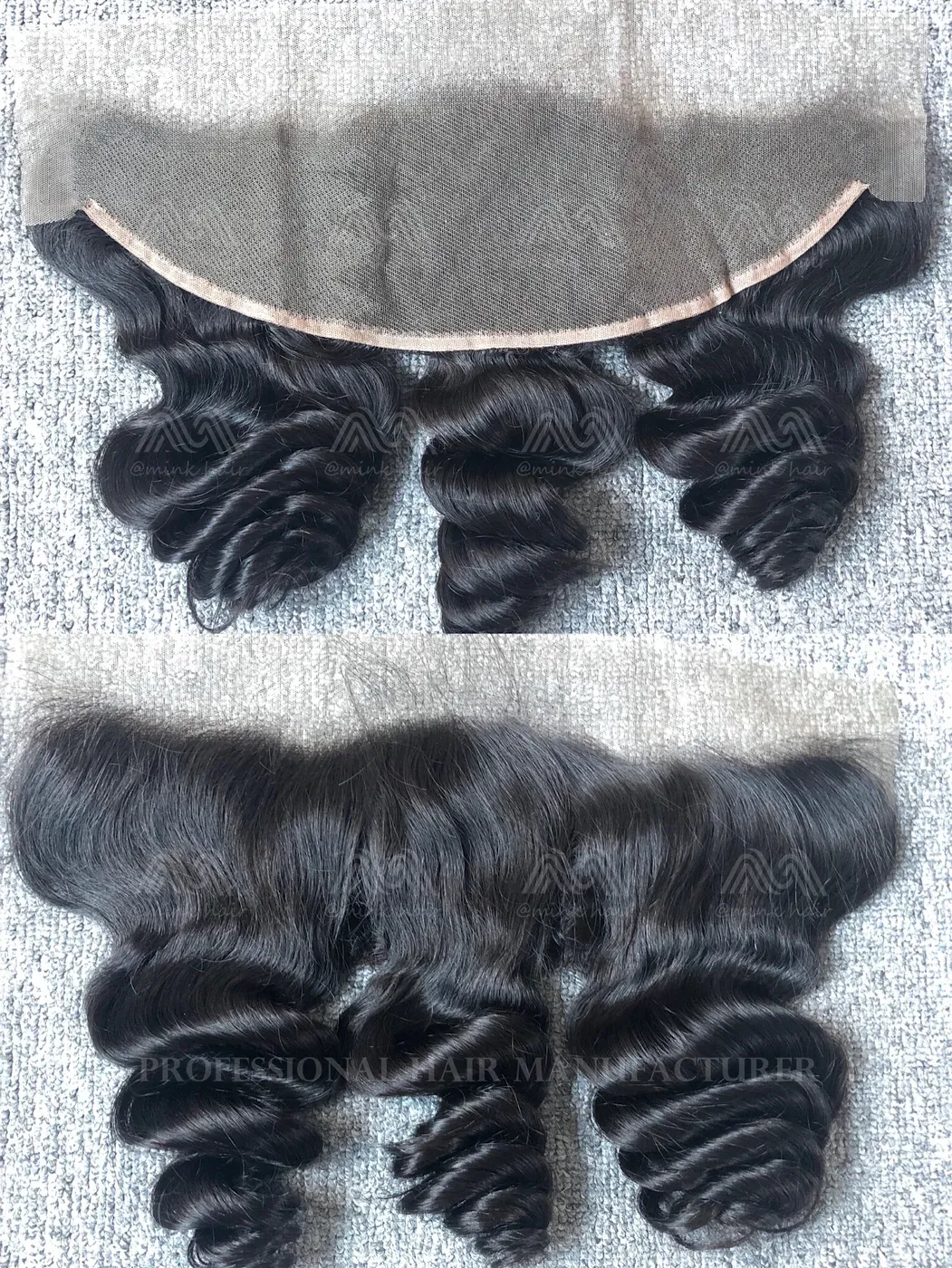Mink Hair Loose Wave 13X4 Transparent Frontal
