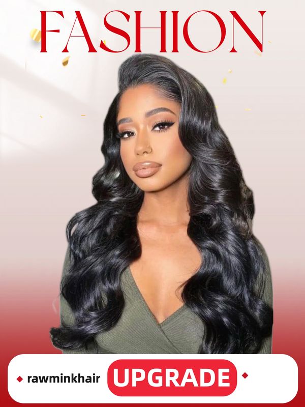 Mink Hair Body Wave Transparent Lace Wig